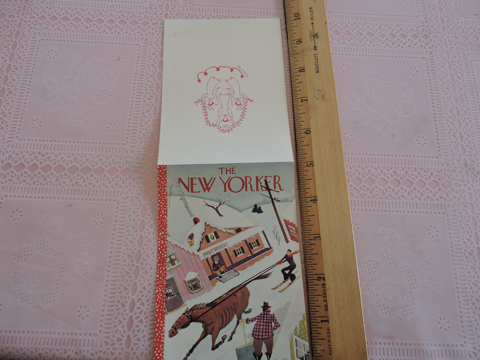 Rare 1930s – ’50s THE NEW YORKER Magazine NYC New York City Signed subscrip Form