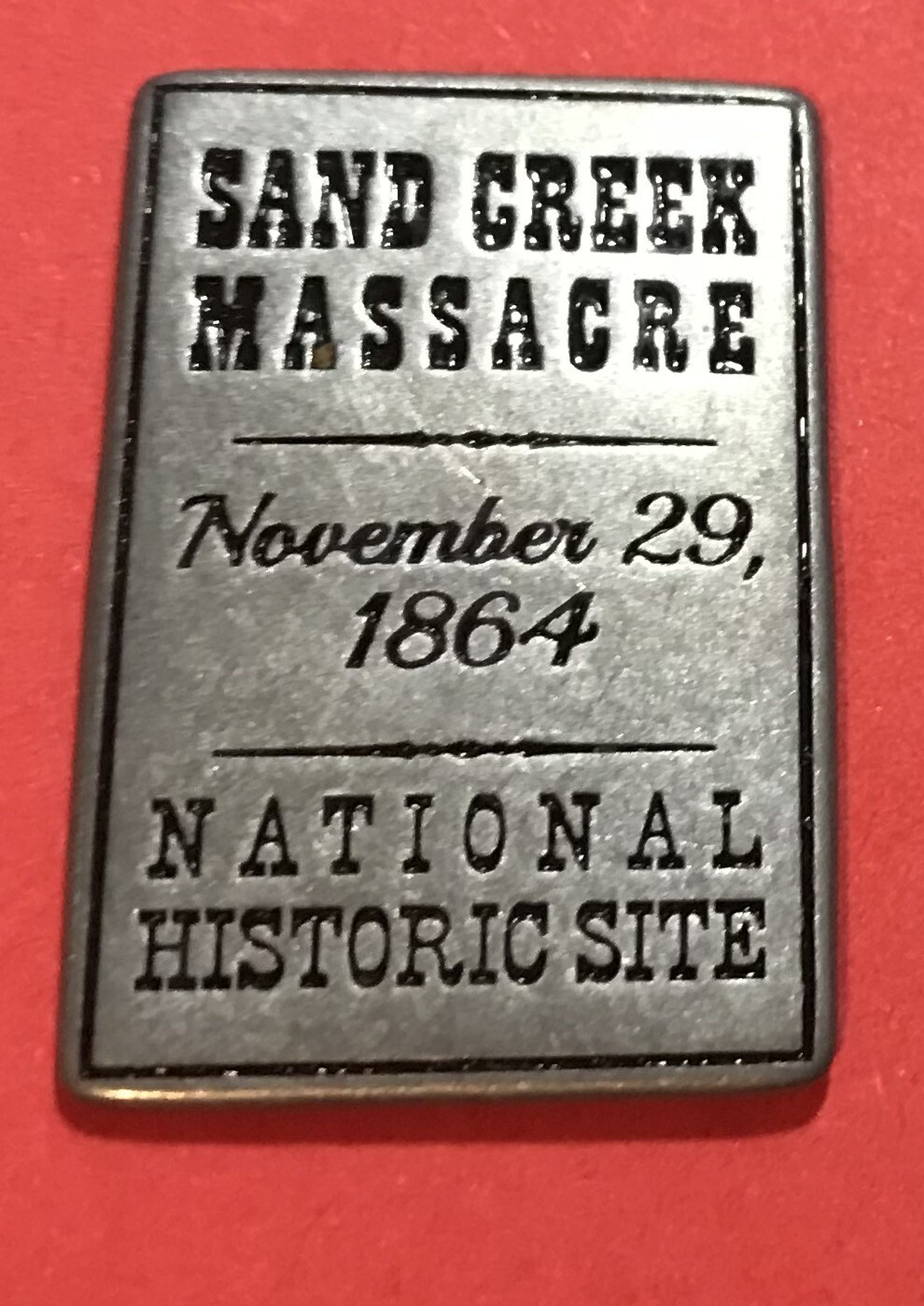 Sand Creek Massacre National Historic Site Token