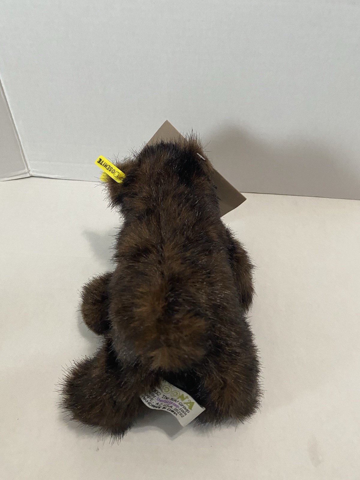 Vintage The Yosemite Wild Bear Project Plush Black Bear Ear Tag #130