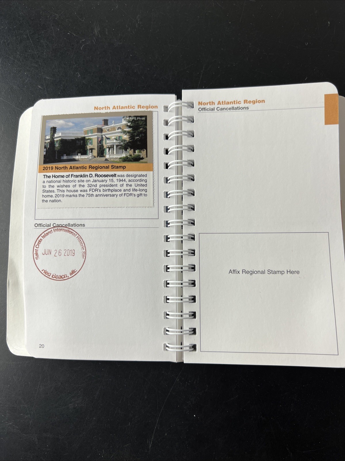 Passport To Your National Parks Official Stamp & Cancellations Tracking Record