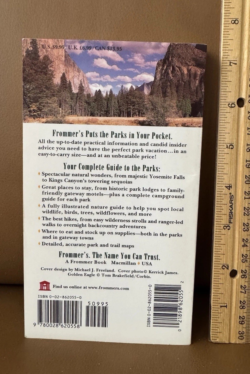 1998 Yosemite and Sequoia/Kings Canyon Natl Parks Book~1st Edition ~ Vintage