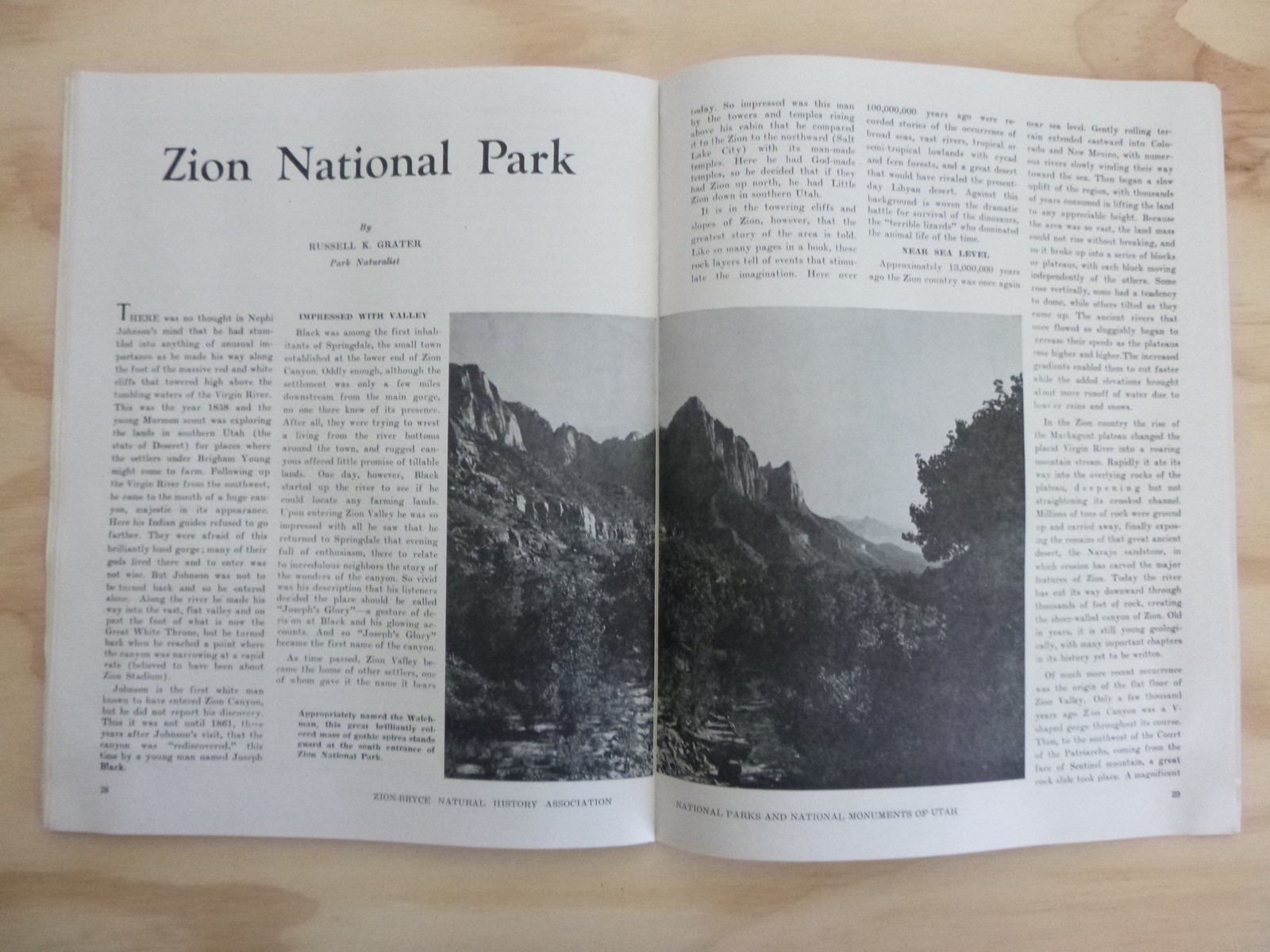 National Parks and National Monuments of Utah (1948)