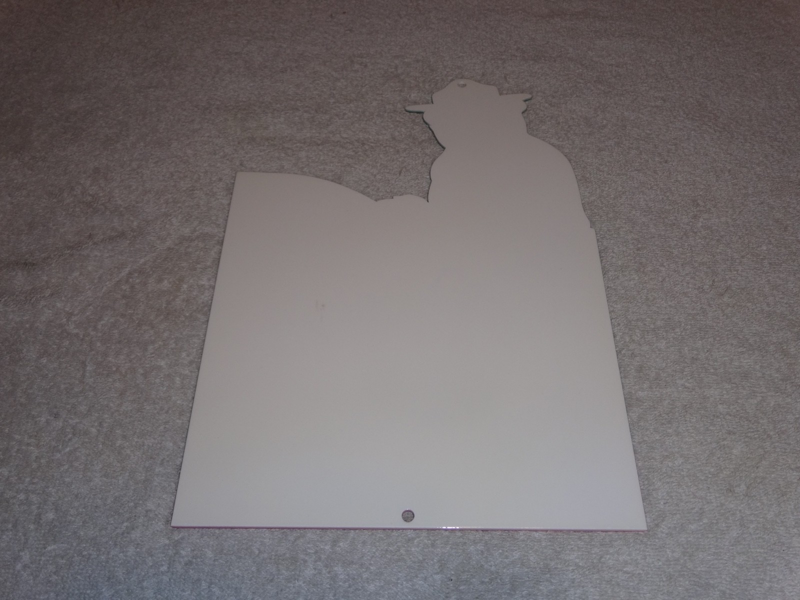 VINTAGE UNITED STATES FOREST FIRE PREVENTION SMOKEY THE BEAR 12″ METAL GAS SIGN!