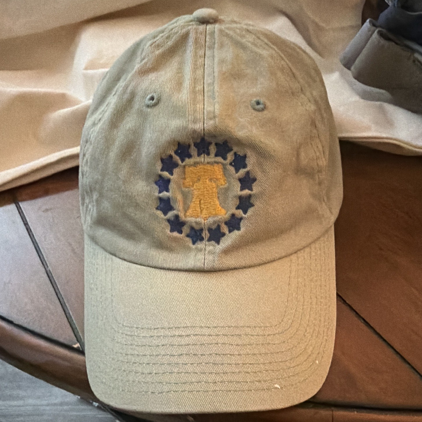 Independence National Historical Park Tan Embroidered Adjustable Baseball Cap