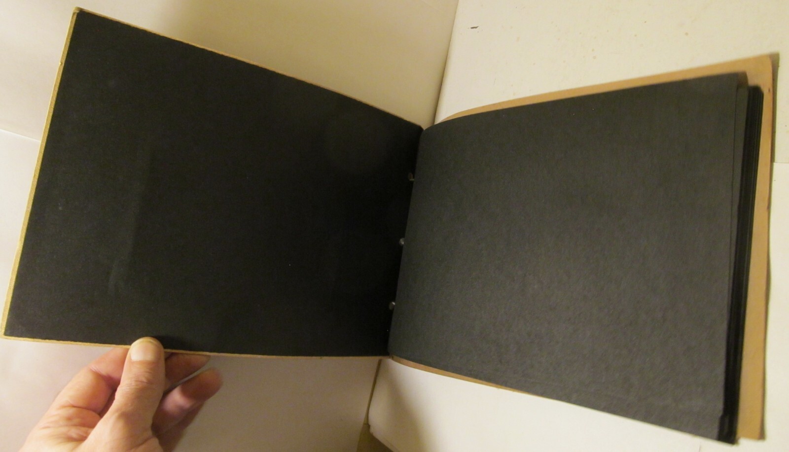 Photographs Photo Album Suede Cover Featuring Kentucky Mammoth Cave, Vintage