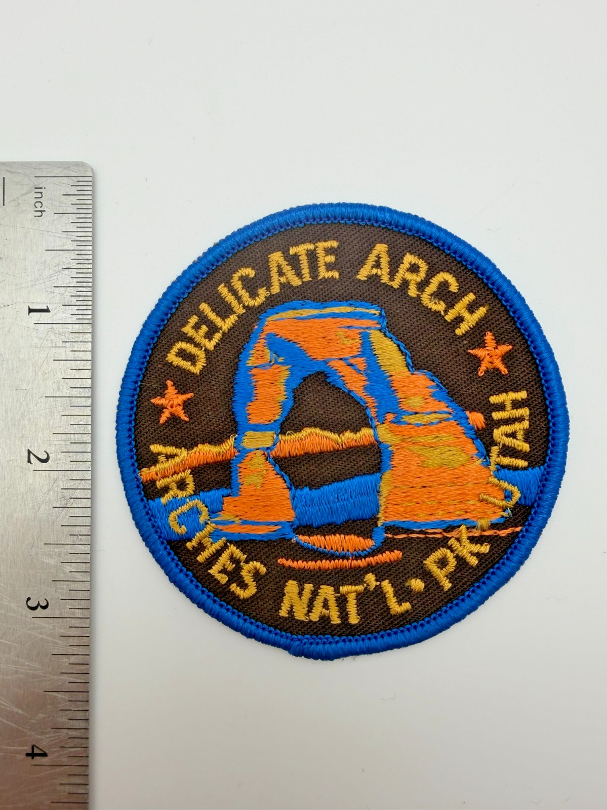 Delicate Arch Arches National Park Utah Sew On Patch Vintage RARE design