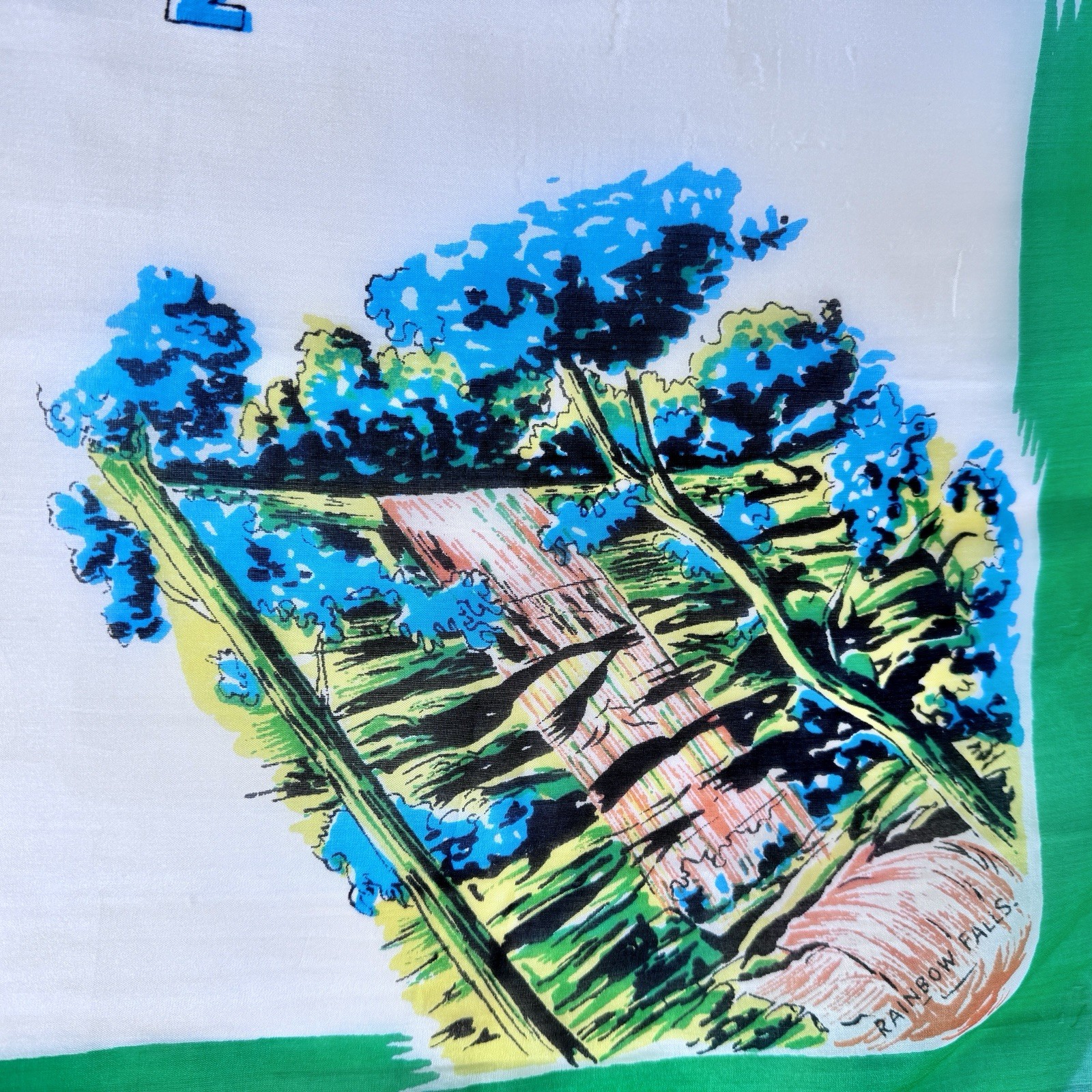 Silk Scaf The Great Smoky Mountains National Park North Carolina TN 33 x 33 Inch