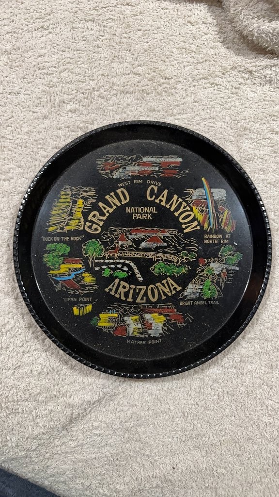 Vintage Grand Canyon National Park Souvenir Tray