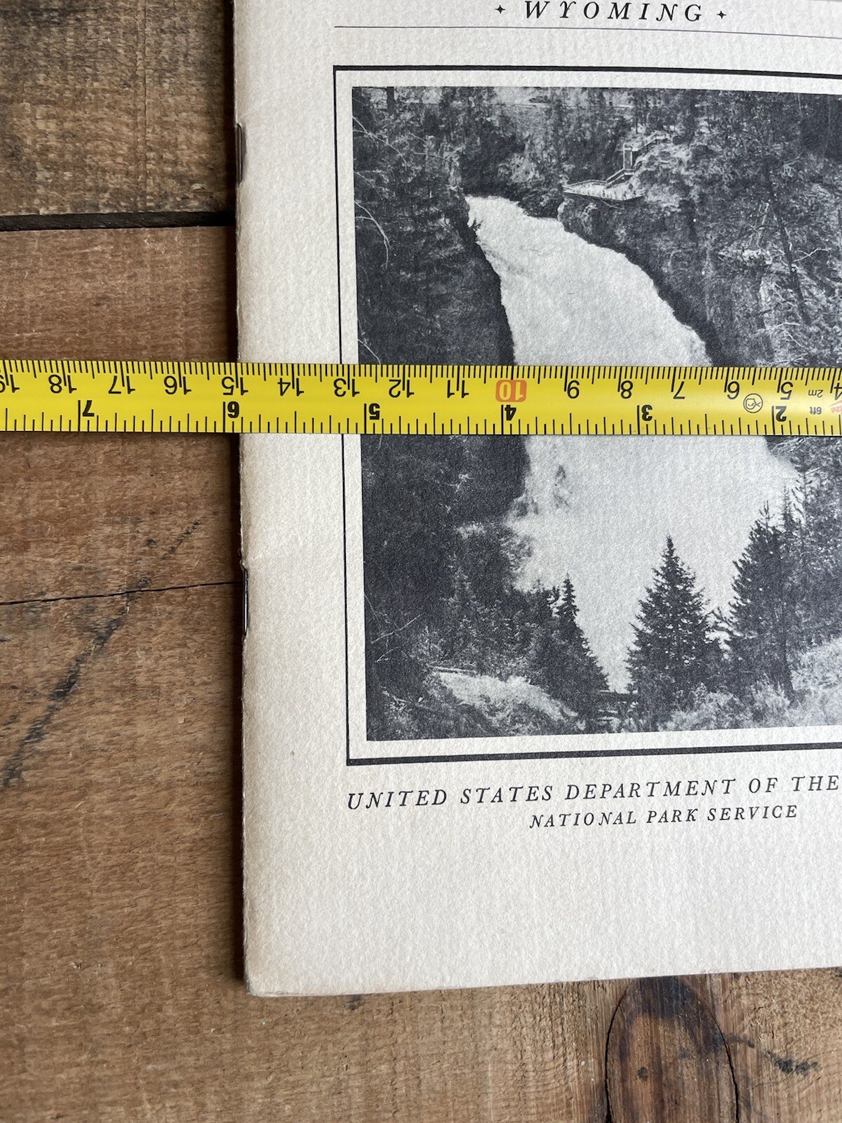 Early Vintage Yellowstone National Park Wyoming US Dept Of The Interior Brochure