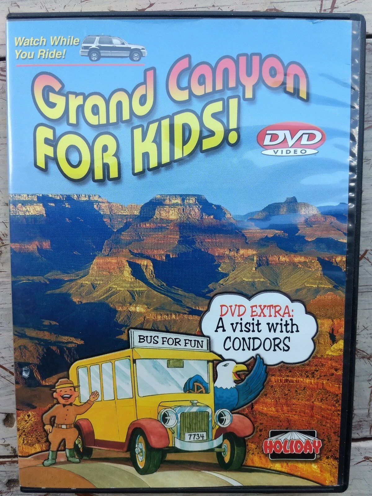 Grand Canyon For Kids DVD Watch While Traveling interactive illustrated maps 💥