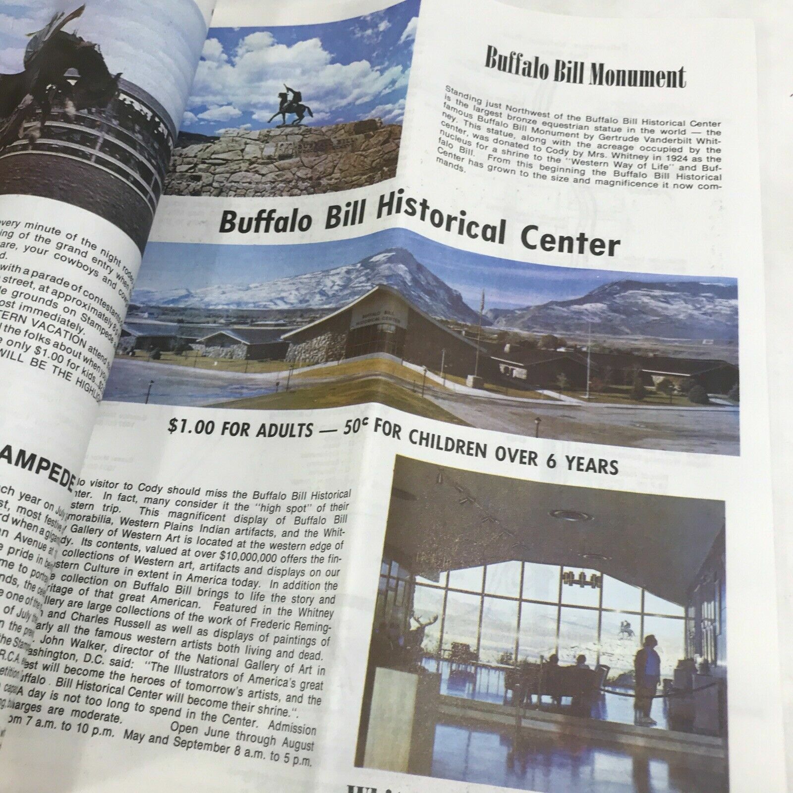 1972 YELLOWSTONE PARK CENTENNIAL Buffalo Bill and Cody Country Wyoming Newspaper