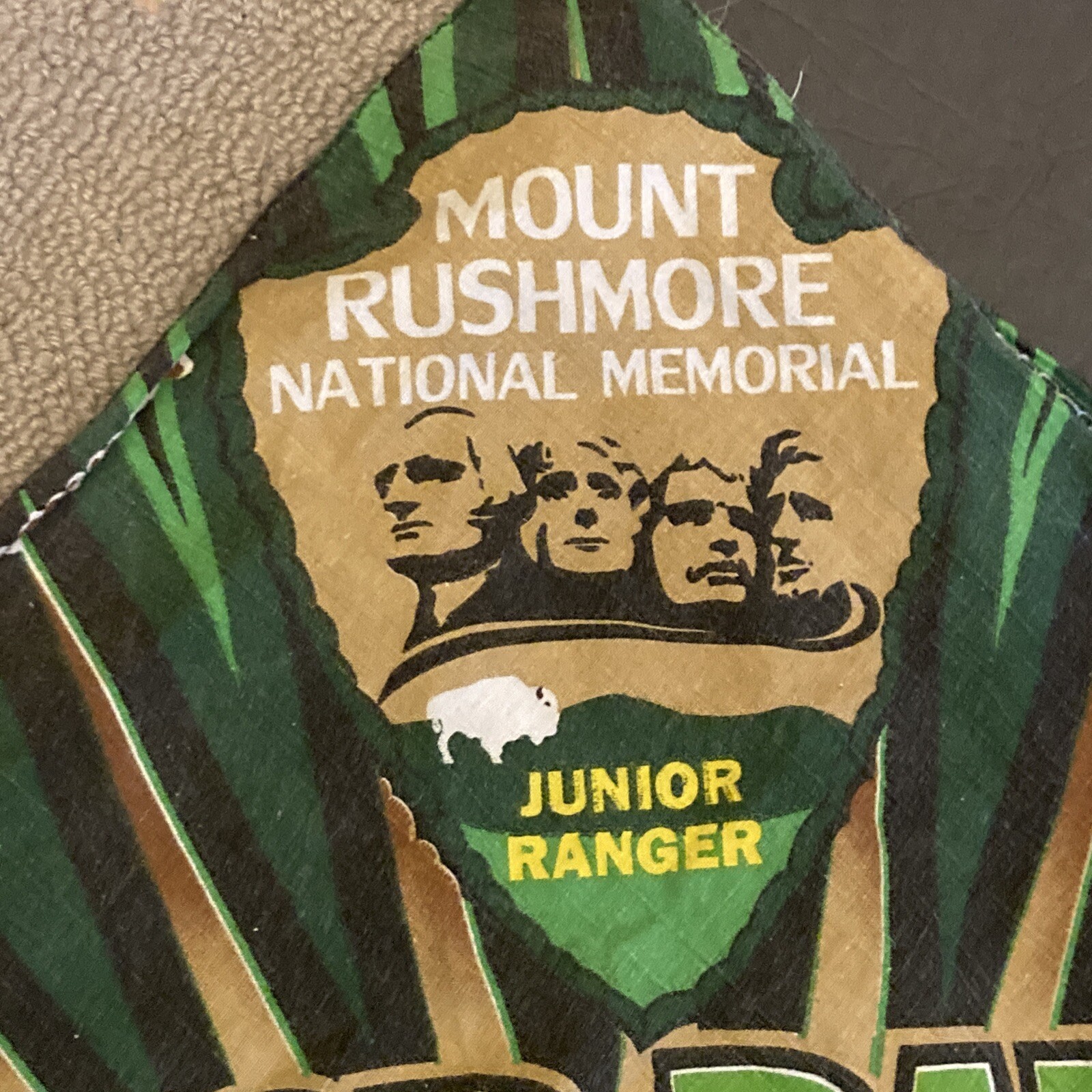 Mount Rushmore National Memorial Monument Junior Ranger Scarf