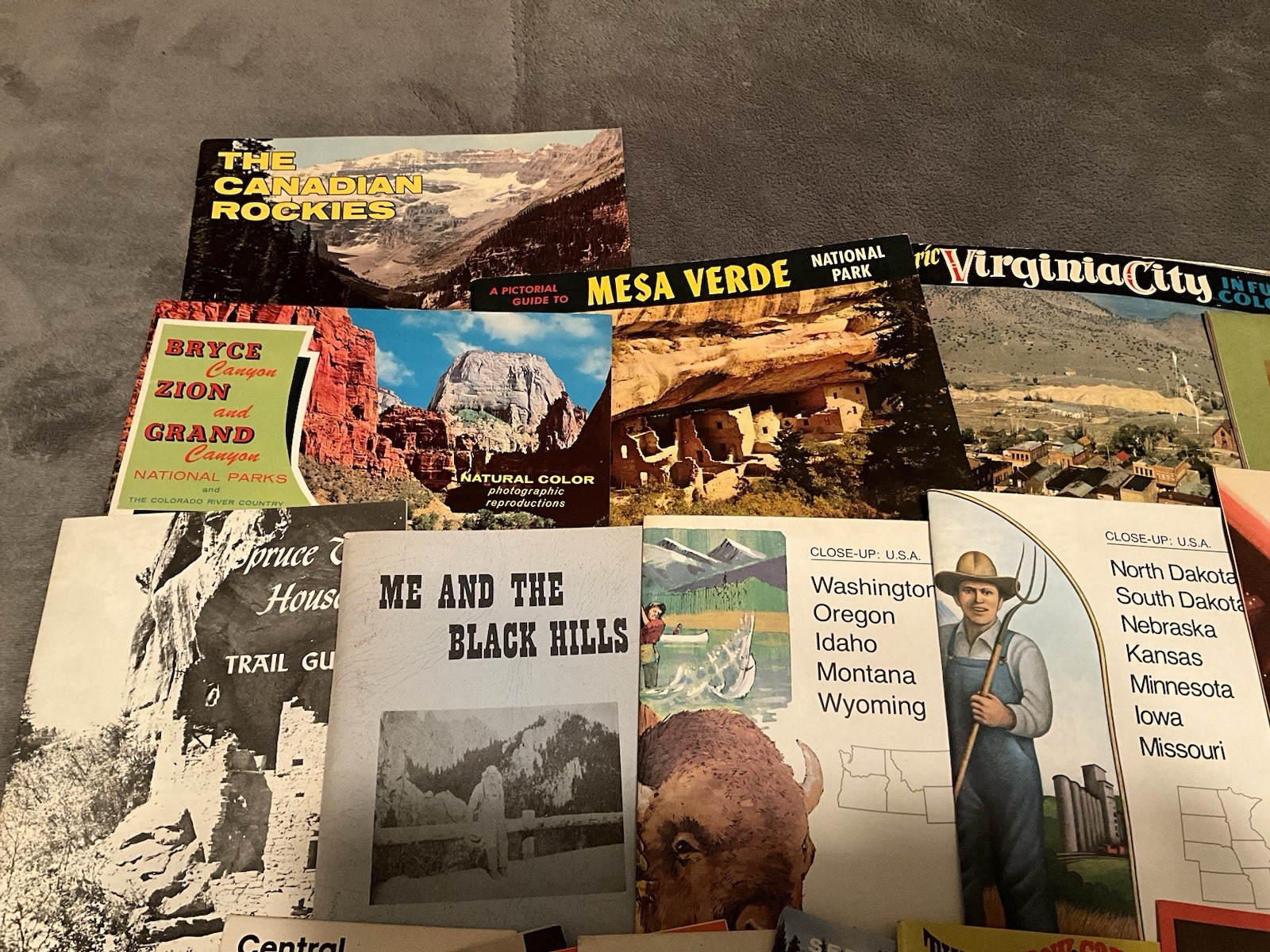 Vintage 60s American Southwest Nat’l Park Maps/Visitor Booklets, Huge Selection