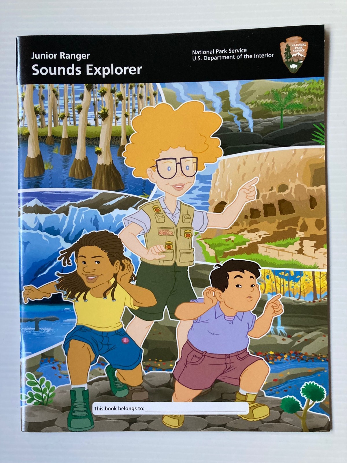 UNIQUE SOUNDS EXPLORER NATIONAL PARK JUNIOR RANGER BADGE BOOK NATURE SCOUTS ART