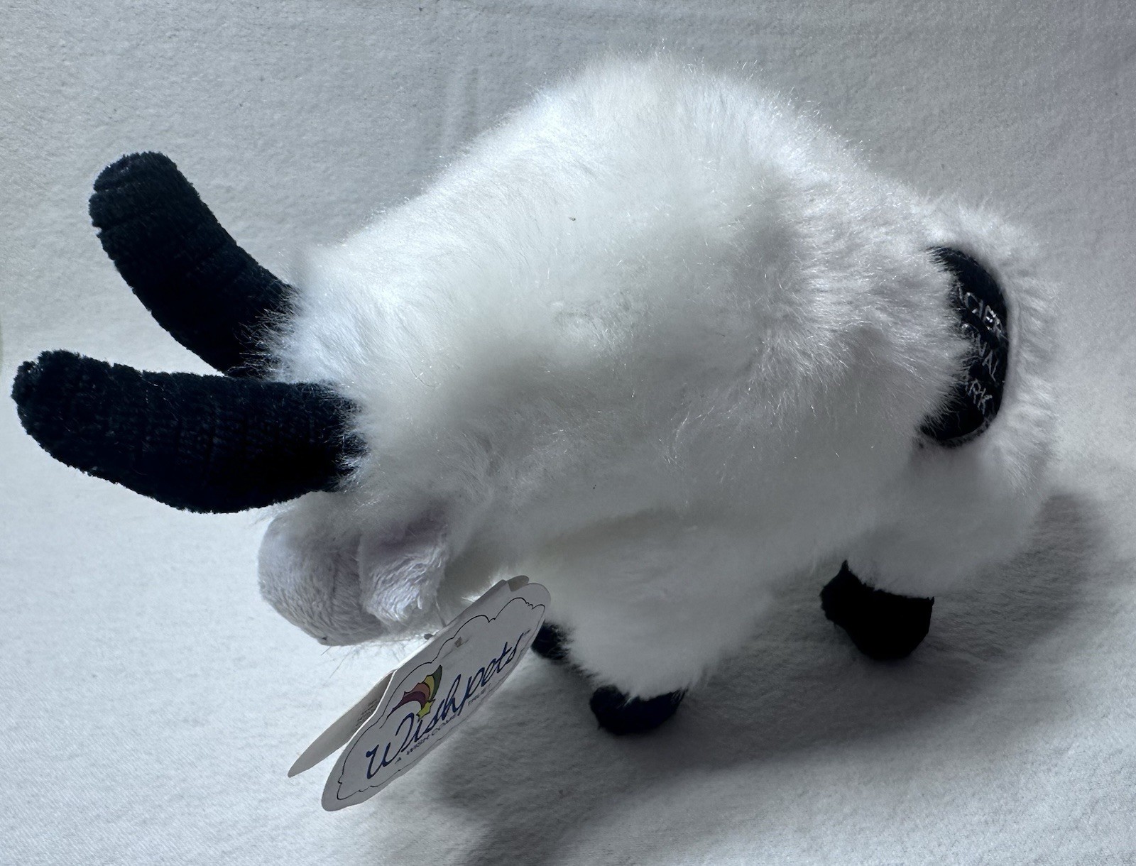 Glacier National Park Wishpets White Mountain Goat Plush Animal with tags