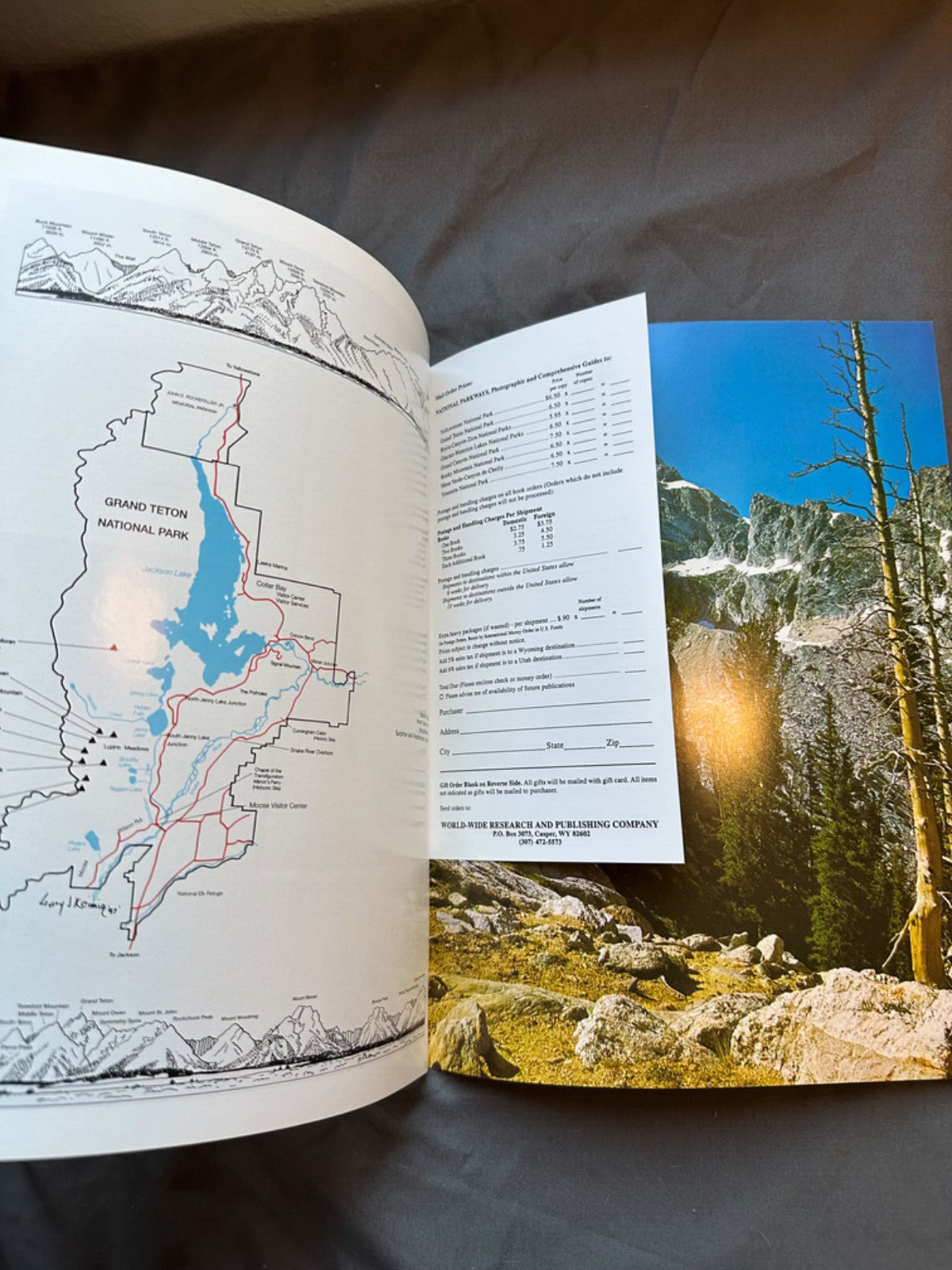 National Parkways Grand Teton National Park Guide Book 1976, Revised Volume II