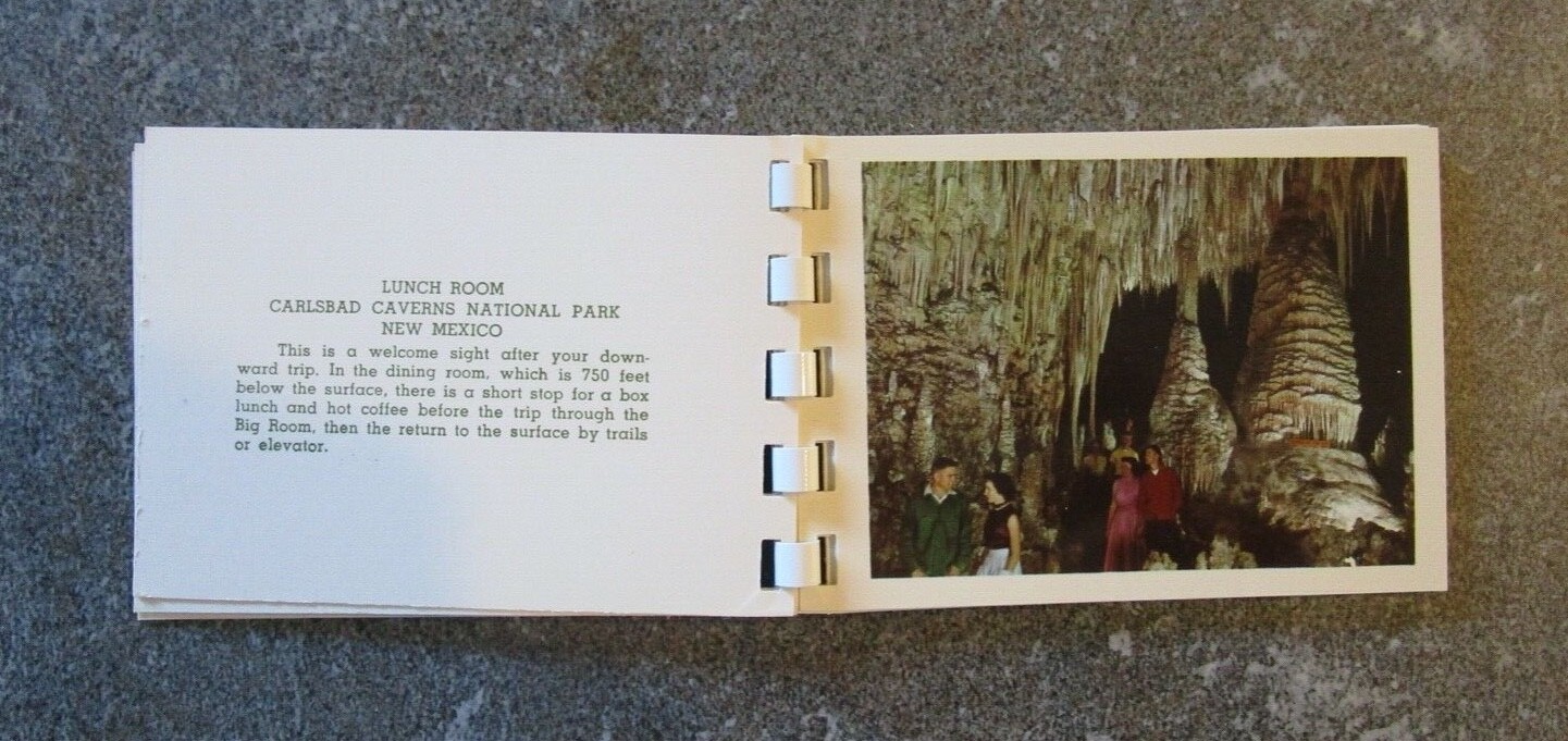 Vintage Carlsbad Caverns National Park 10 Color Ektachrome Photos -New Mexico