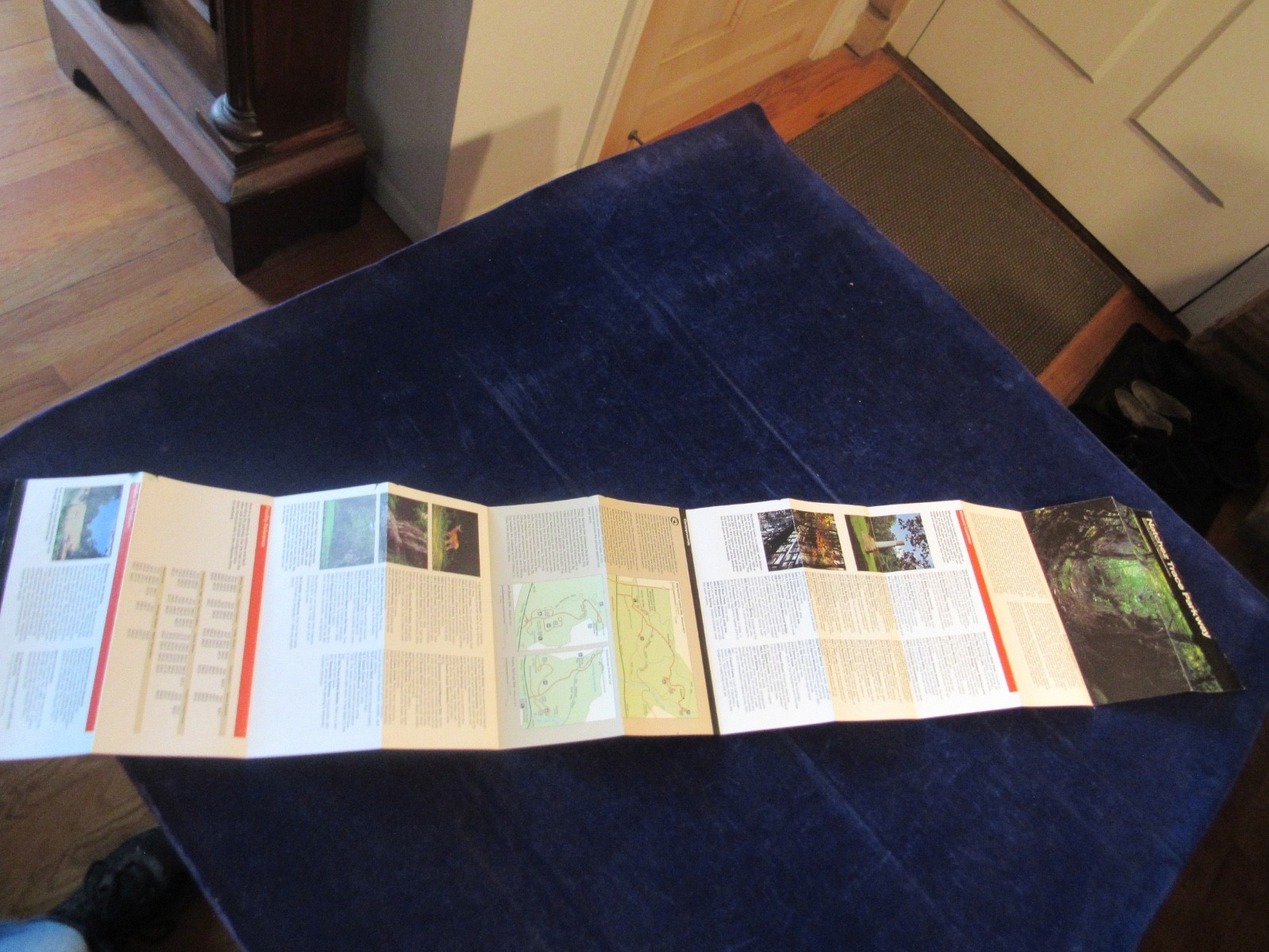 Vtg Natchez Trace Parkway & Melrose National Park Brochure Lot of2 MS TN AL C532