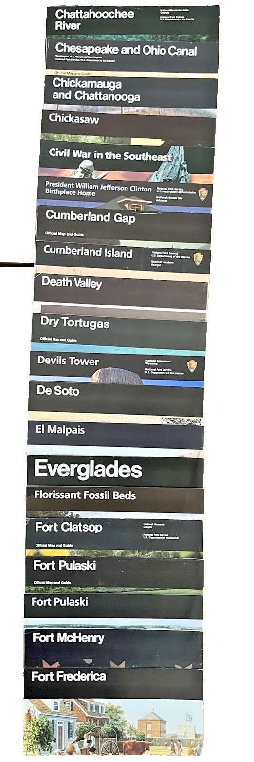 National Parks, USFWS, US Forest Service Brochures, Guide Books, Jr Rangers, CD!
