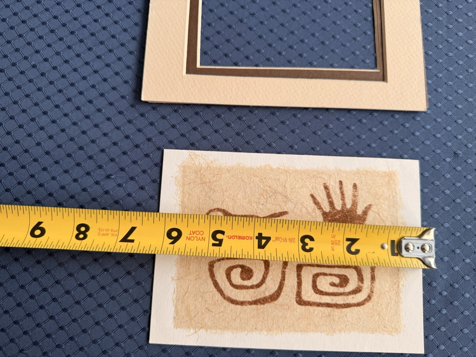 Mesa Verde Petroglyph Art Handcrafted Jute & Recycle Paper Natural Sands