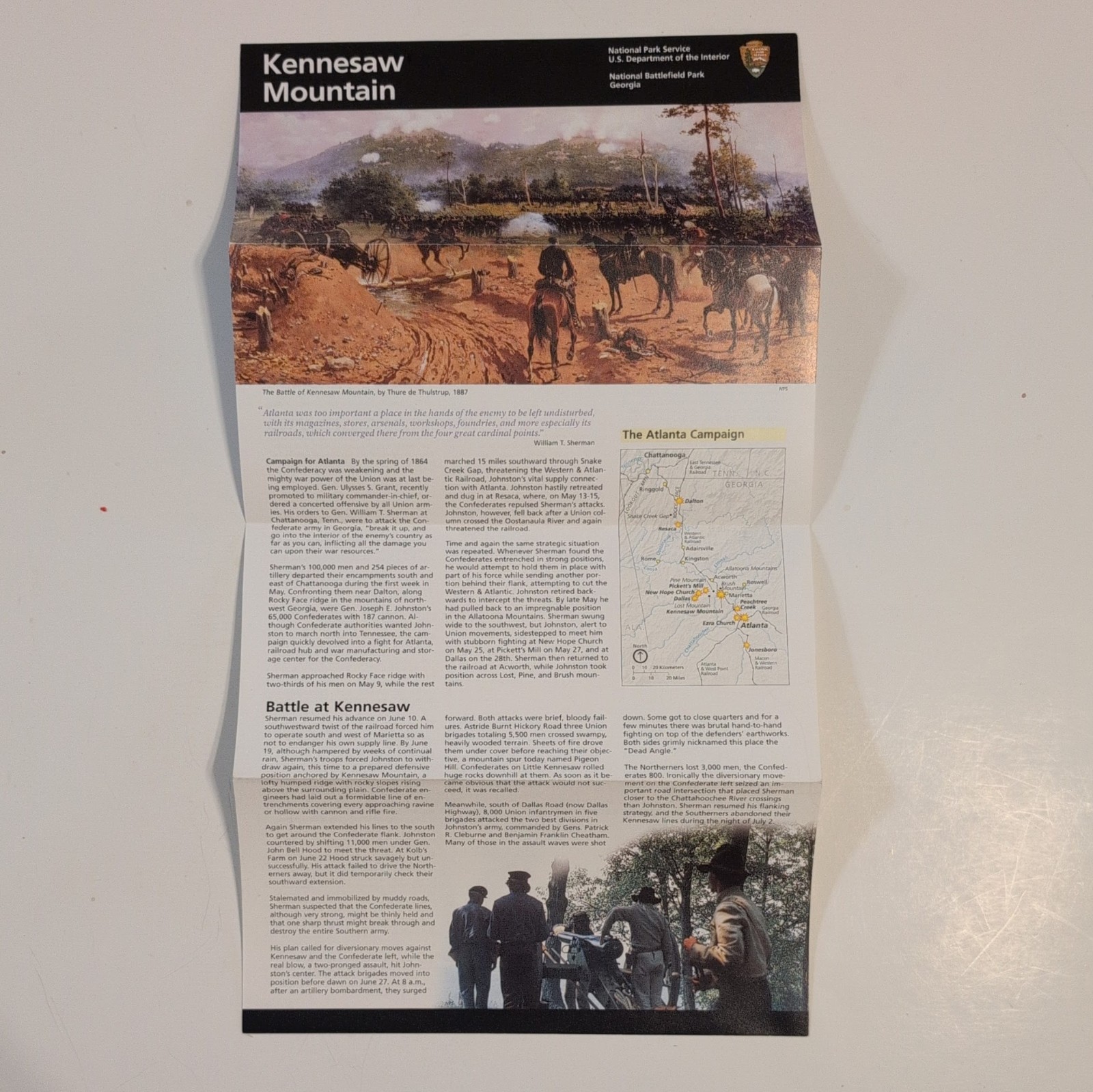 Kennesaw Mountain National Park Service NPS Unigrid GPO 2006 Reprint 2006