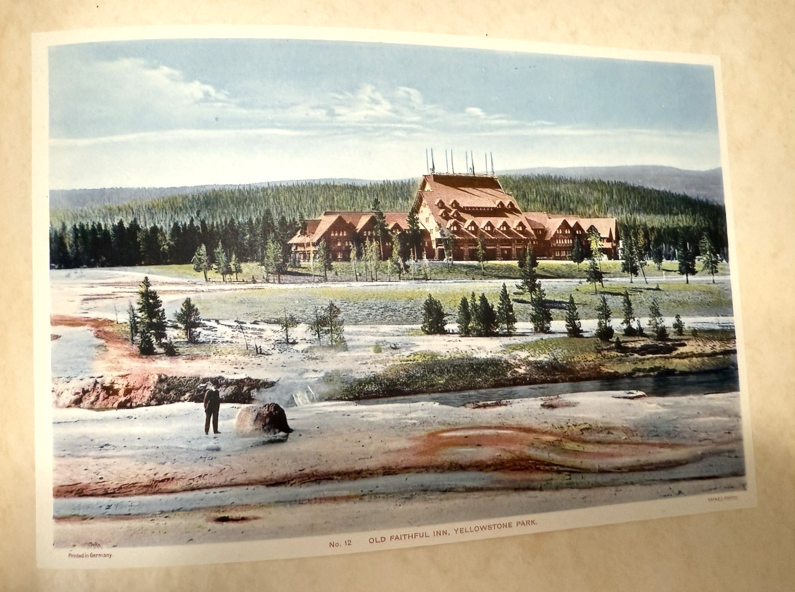 F. Jay Haynes Yellowstone Park 20 Color Photo-Gravure Prints Album 1900’s READ