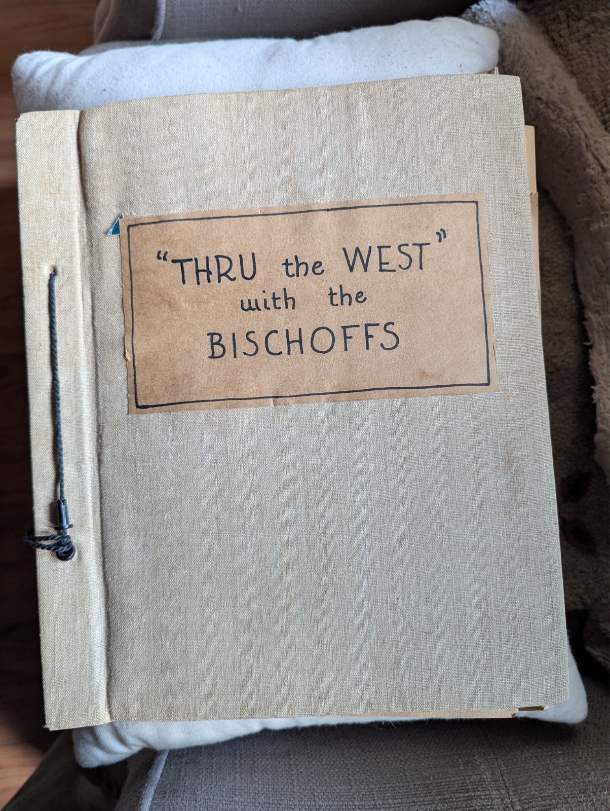 1953 Travel Log “Thru The West With The Bischoffs” Journal, Photos, Postcards