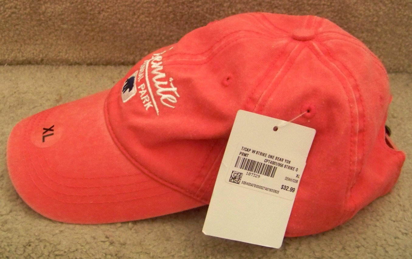 Yosemite National Park hat cap adjustable strap adult FREE S&H c46947