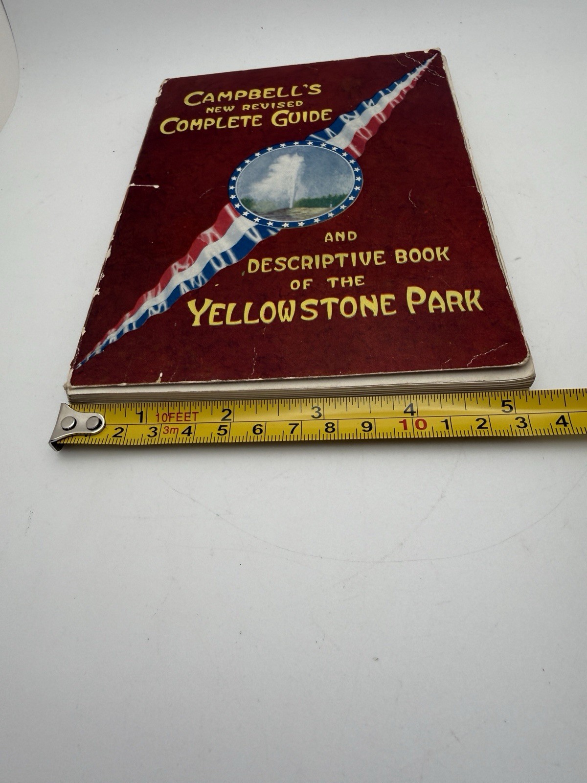 1923 Campbell Yellowstone Park Guide 4th Ed Softcover Map Camp Brochure