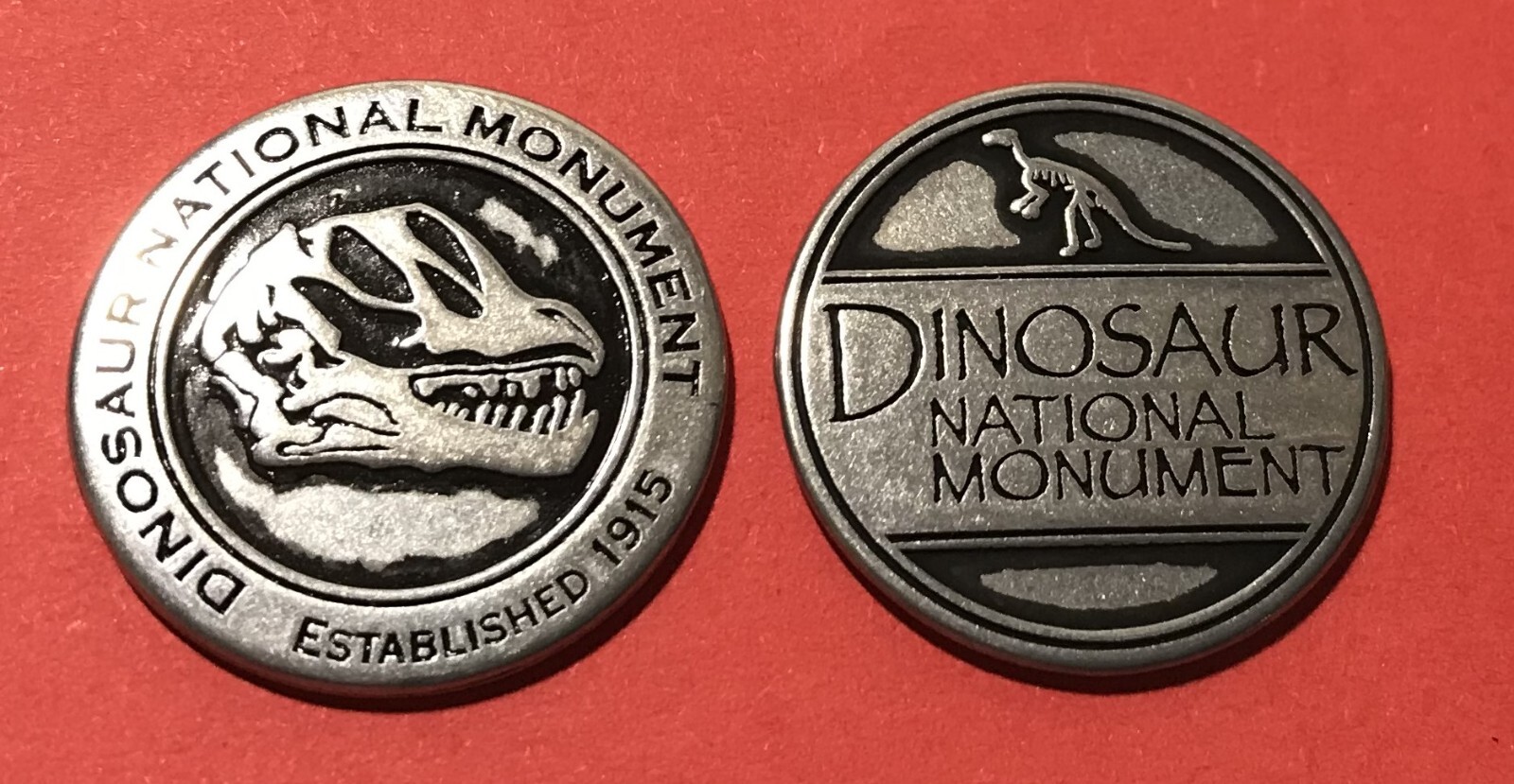 Dinosaur National Monument Fossil Skull Collectible Token