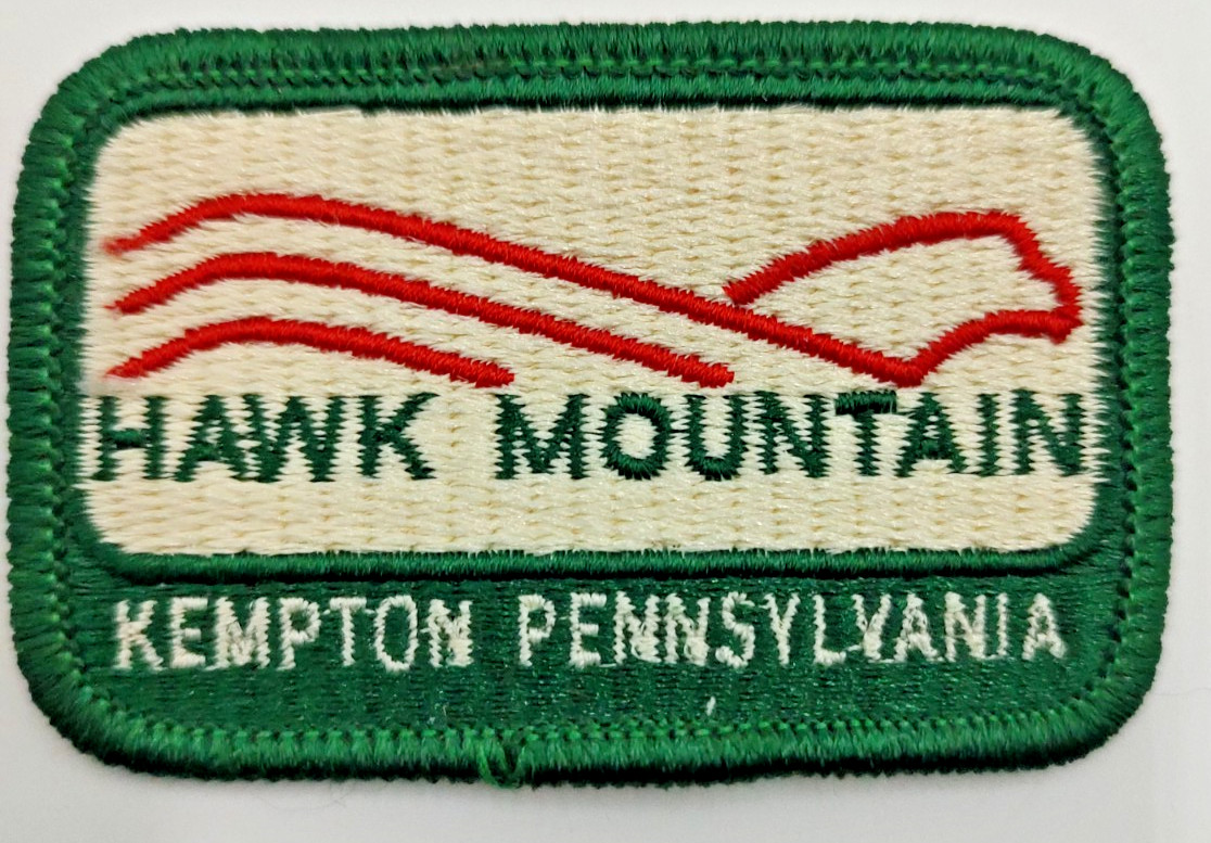 Vintage HAWK MOUNTAIN BIRD SANCTUARY KEMPTON PA PATCH NEW NICE L@@K!