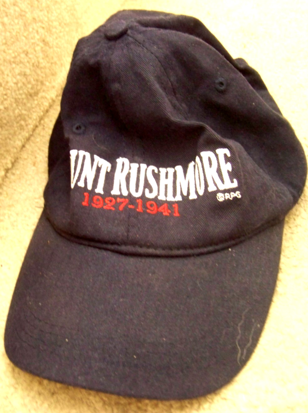 Mount Rushmore National Memorial hat cap hook & loop adjust adult FREE S&H 46948