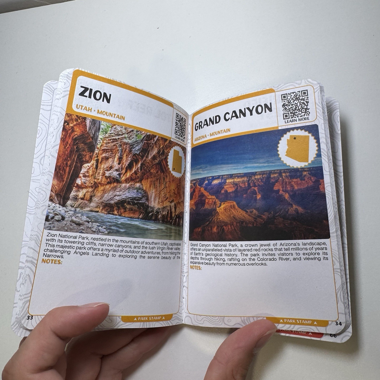 National Park Passport Stamp Book Alpine Authors All 63 Parks 2025 Unused Blue