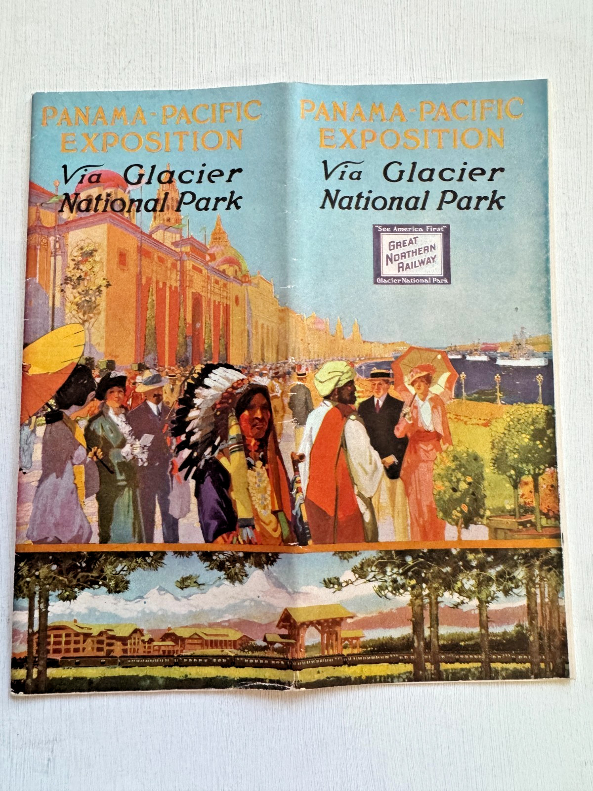 Amazing 1915 Travel Brochure Glacier National Park – Panama Pacific Expo Issue