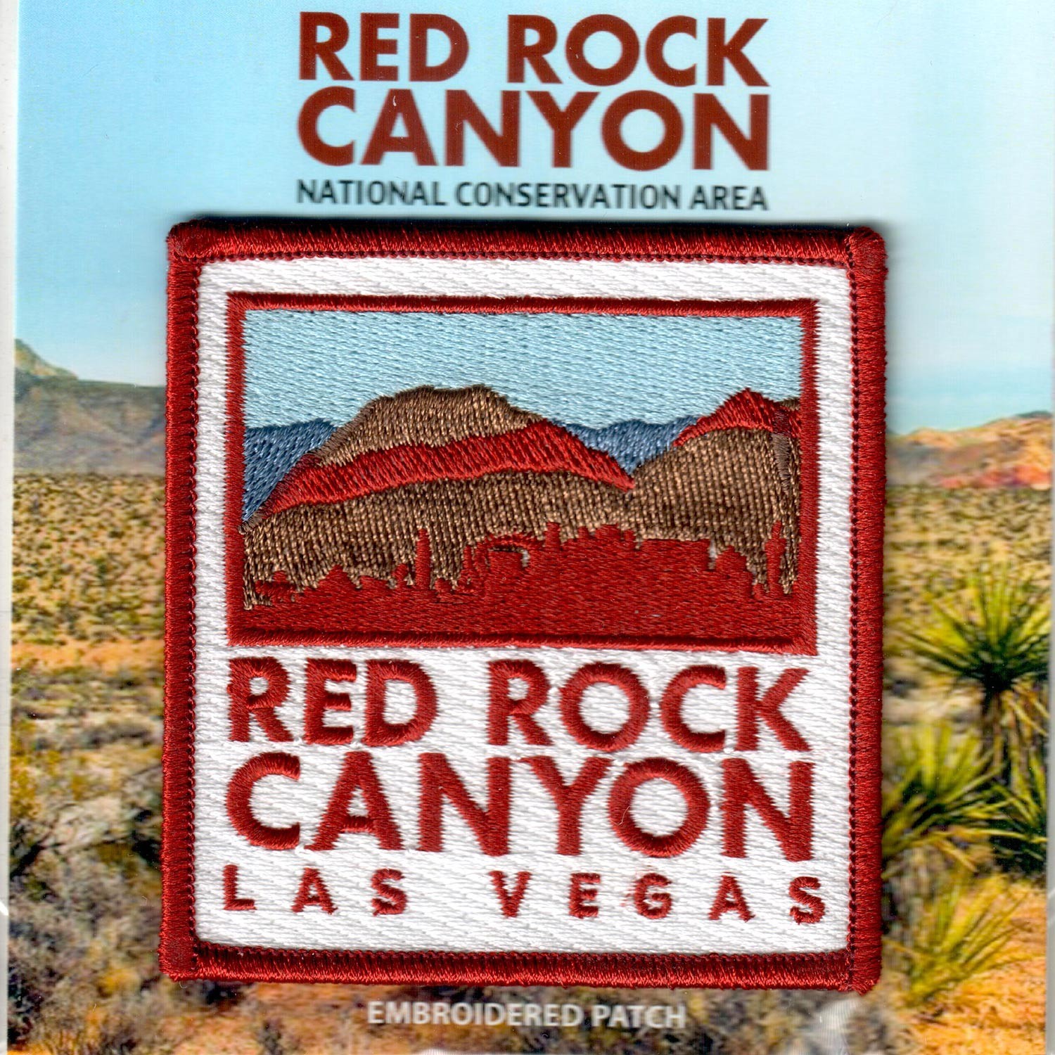 Red Rock Canyon National Park Las Vegas Nevada Embroidered Patch Souvenir