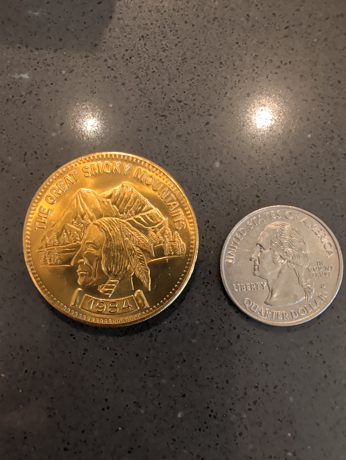 The Great Smoky Mountains National Park 50 Year Anniversary Coin 1934-1984 R106