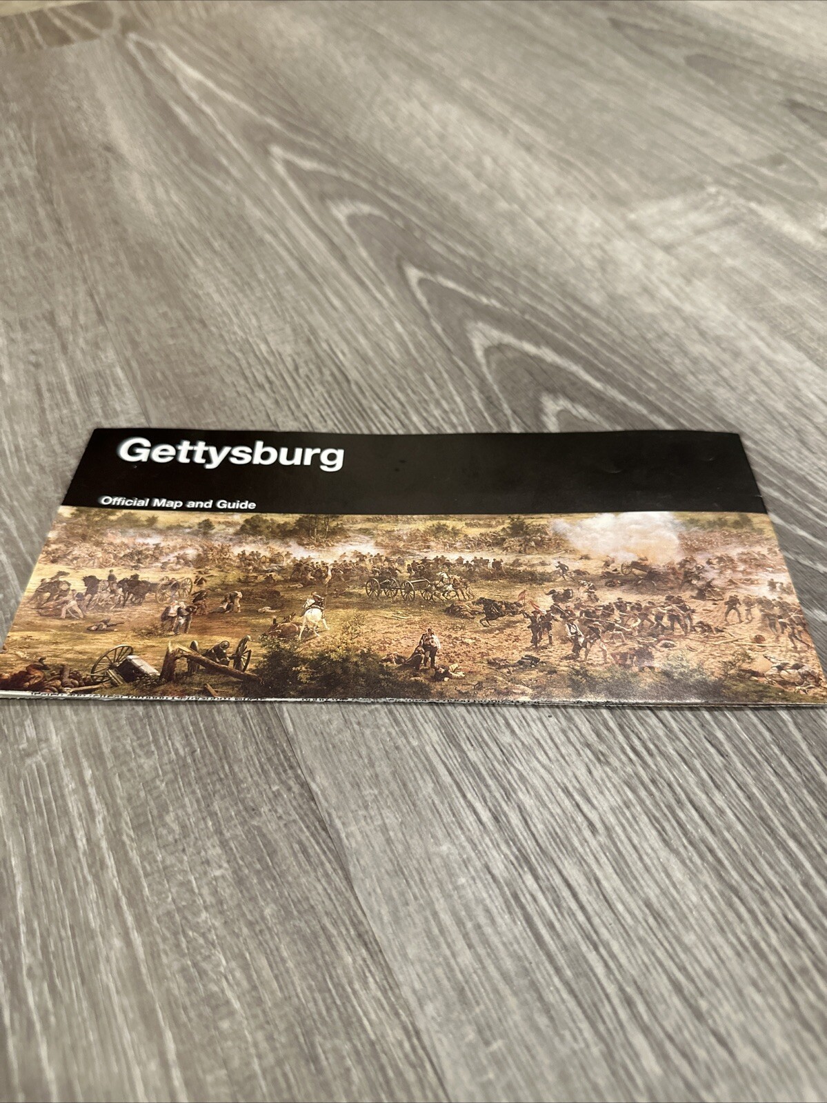 National Park Service Gettysburg Official Map And Guide 1999