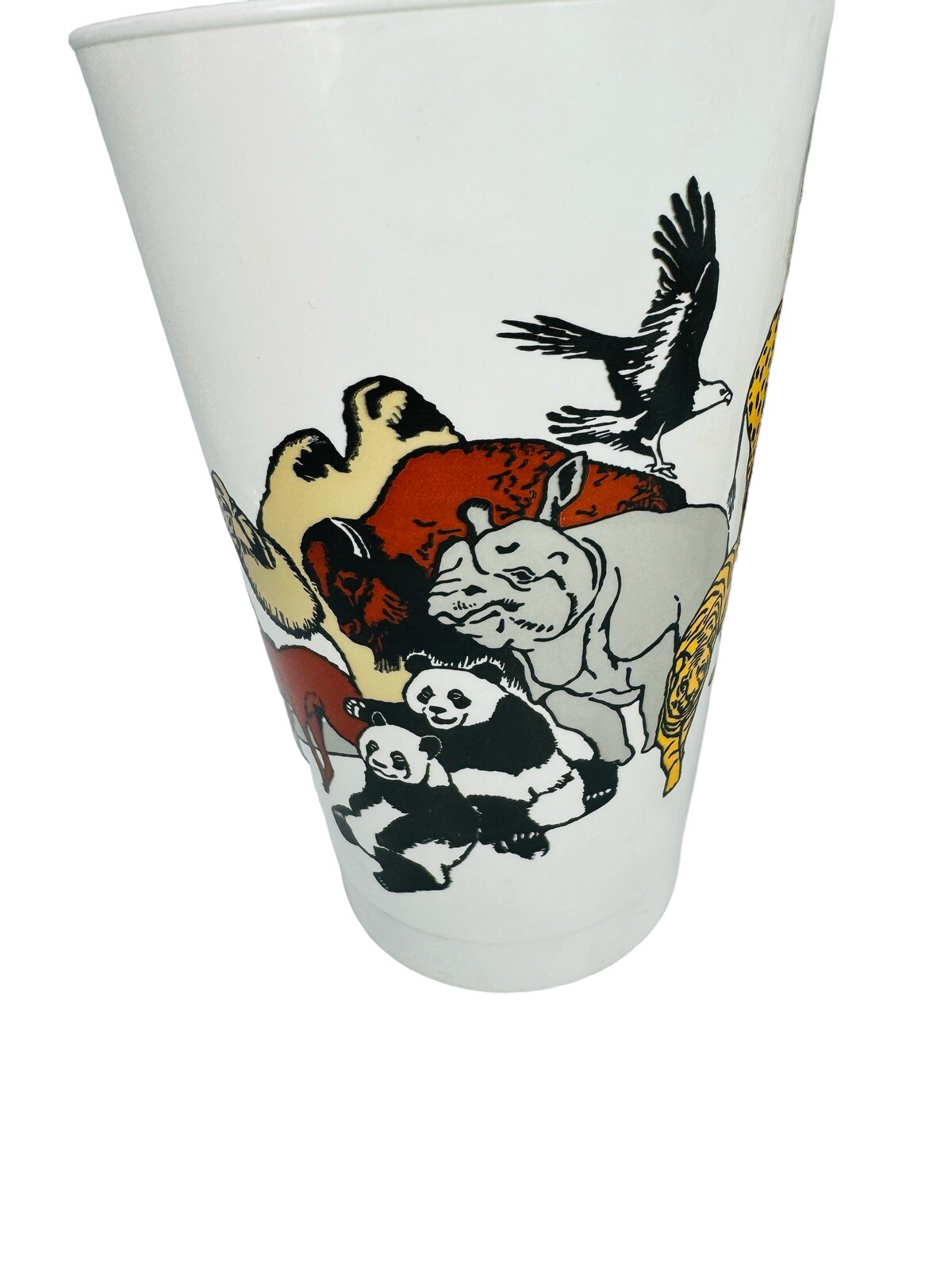 Smithsonian Institution National Zoological Park Plastic Cups Souvenirs Lot Of 4