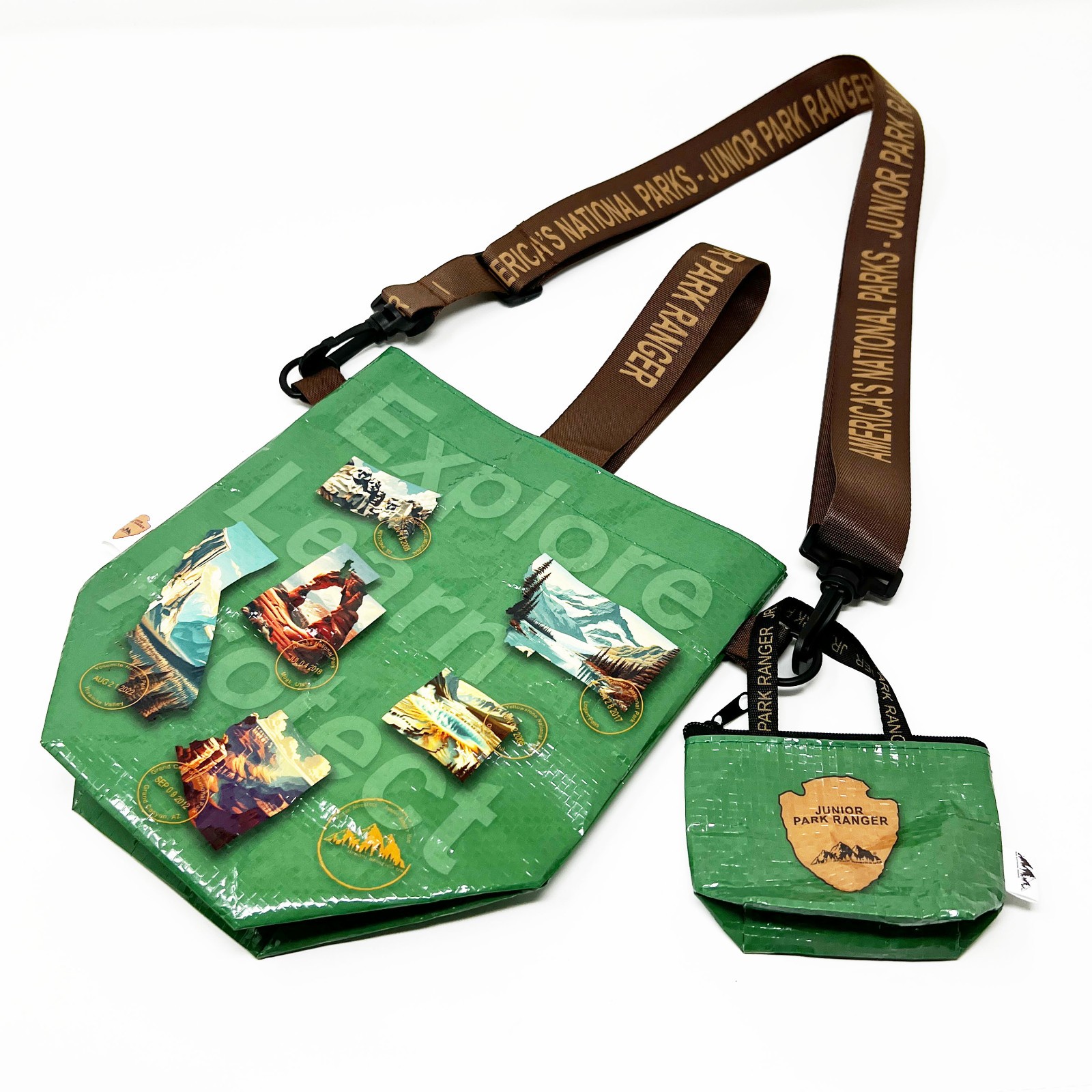 National Park Junior Ranger Tote Set Waterproof Adventure Travel Bags