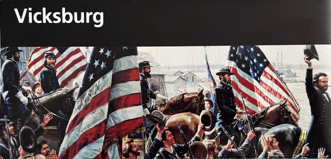 Vintage 2008 VICKSBURG MILITARY PARK NATIONAL PARK SERVICE UNIGRID BROCHURE/MAP