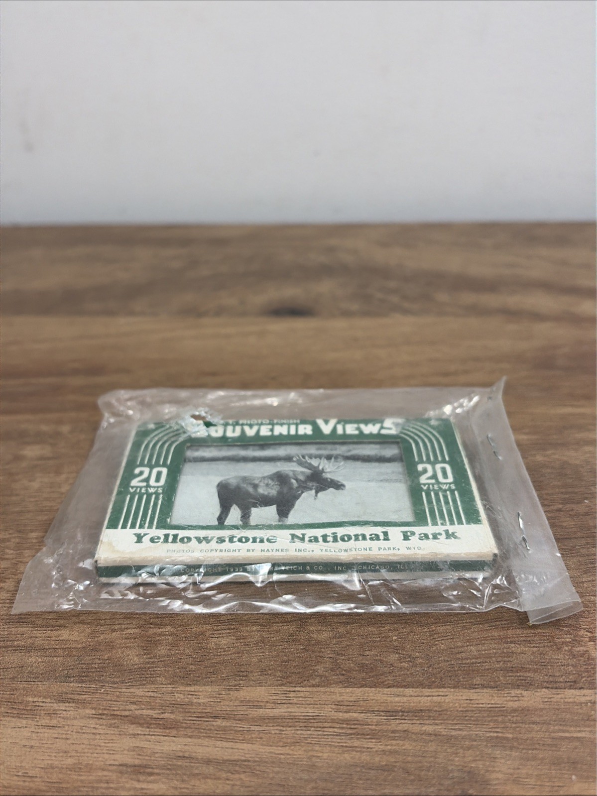 Souvenir Views Vtg picture 20 Mini YELLOWSTONE National Park Haynes