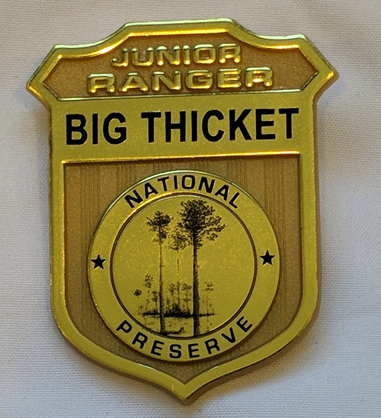 Big Thicket Preserve Jr Junior National Park Ranger Plastic Souvenir Badge