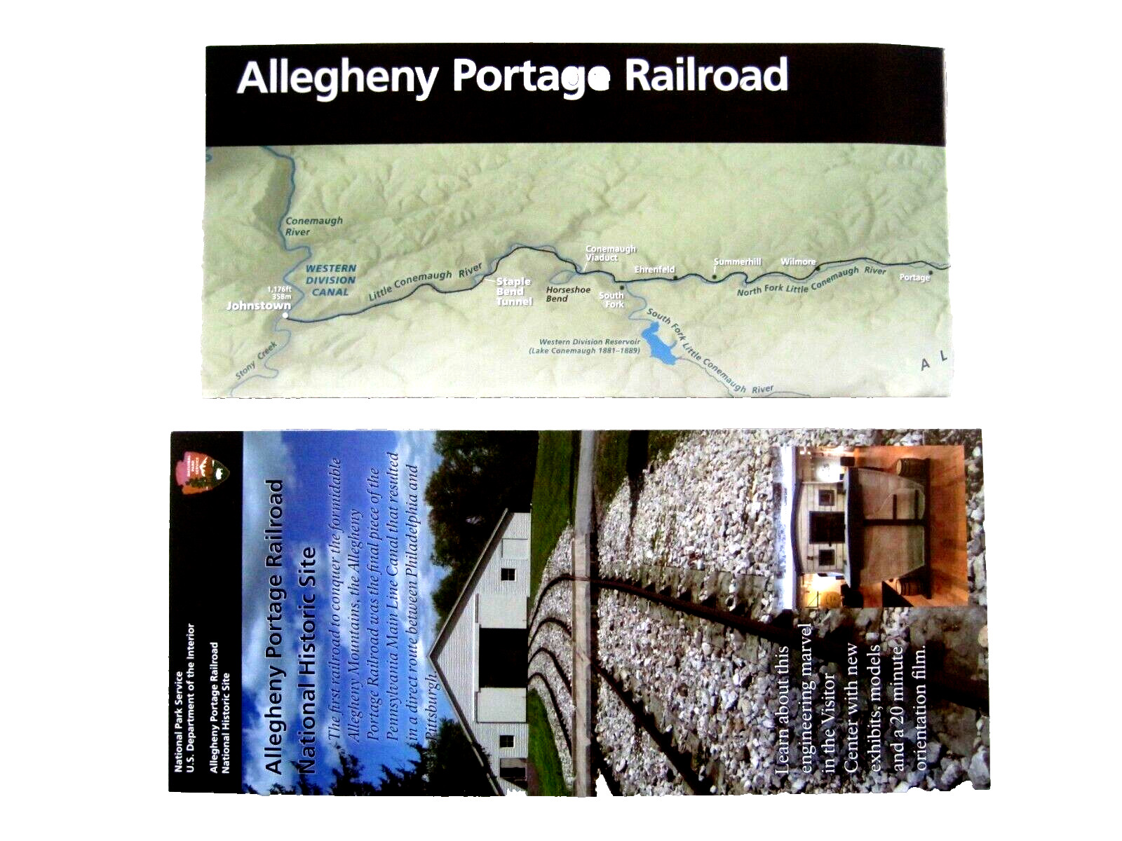 Allegheny Portage Railroad Historic Site National Park Service Unigrid Brochures