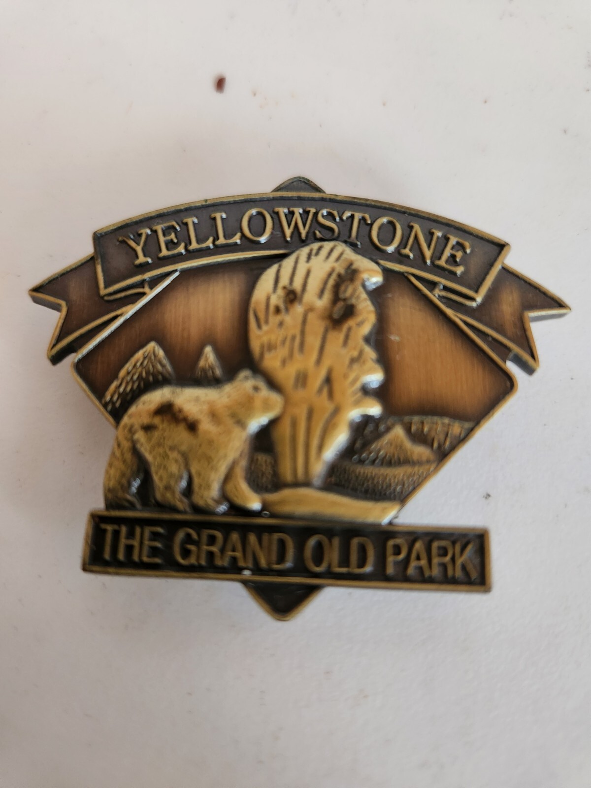 Yellowstone National Park The Grand Old Park Old Faithful Bear Magnet