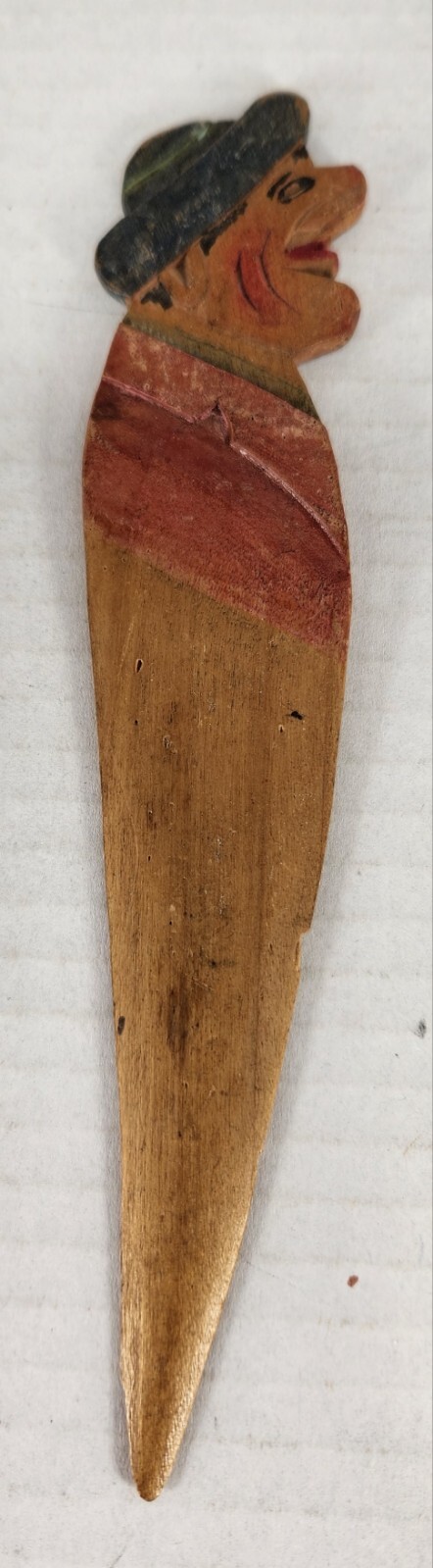 Yellowstone Park Souvenir “Anri” Handcarved Letter Opener Gypsy Woman 1930s