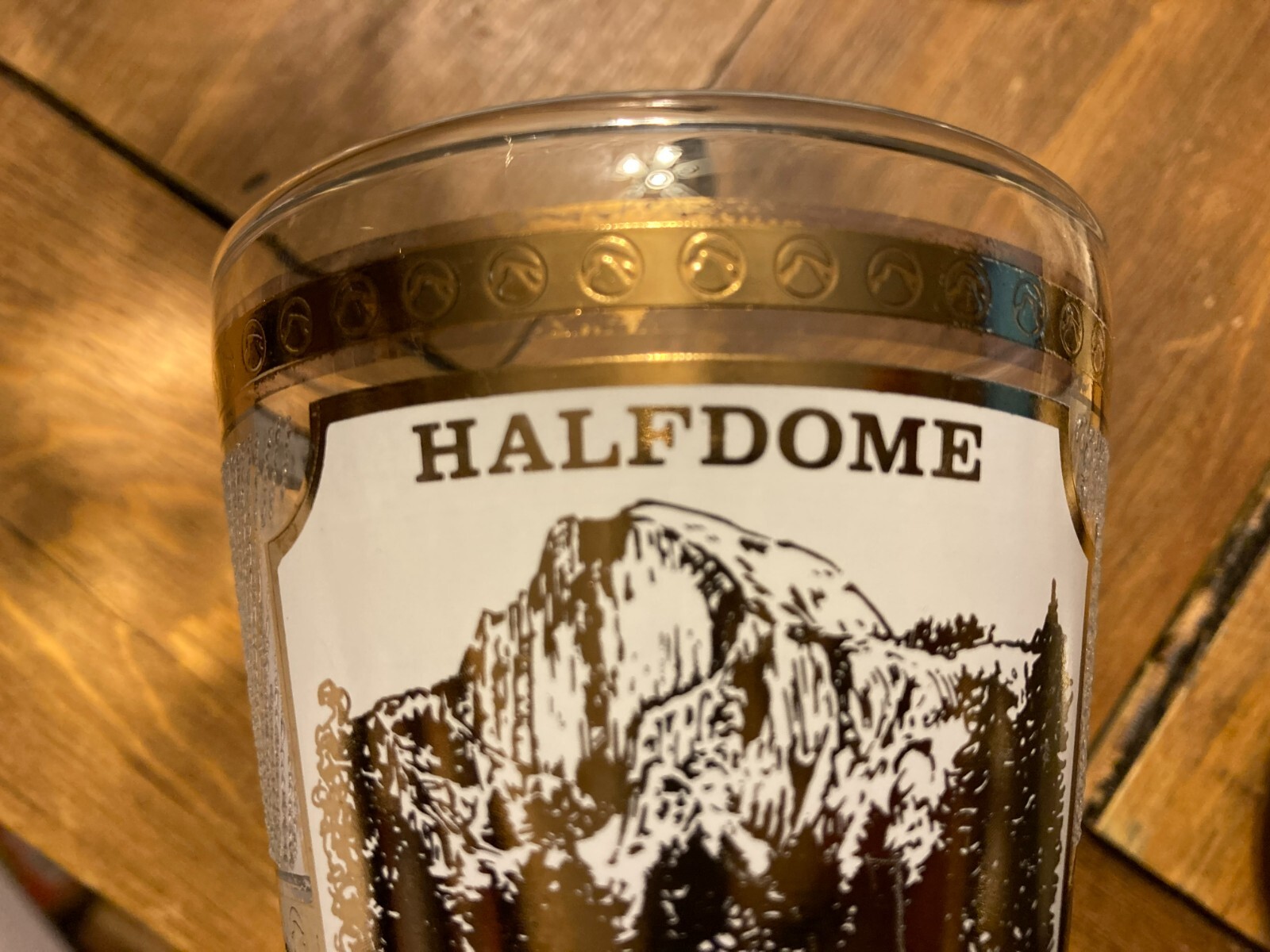 Yosemite National Park Service NPS Half Dome El Capitan California vintage glass