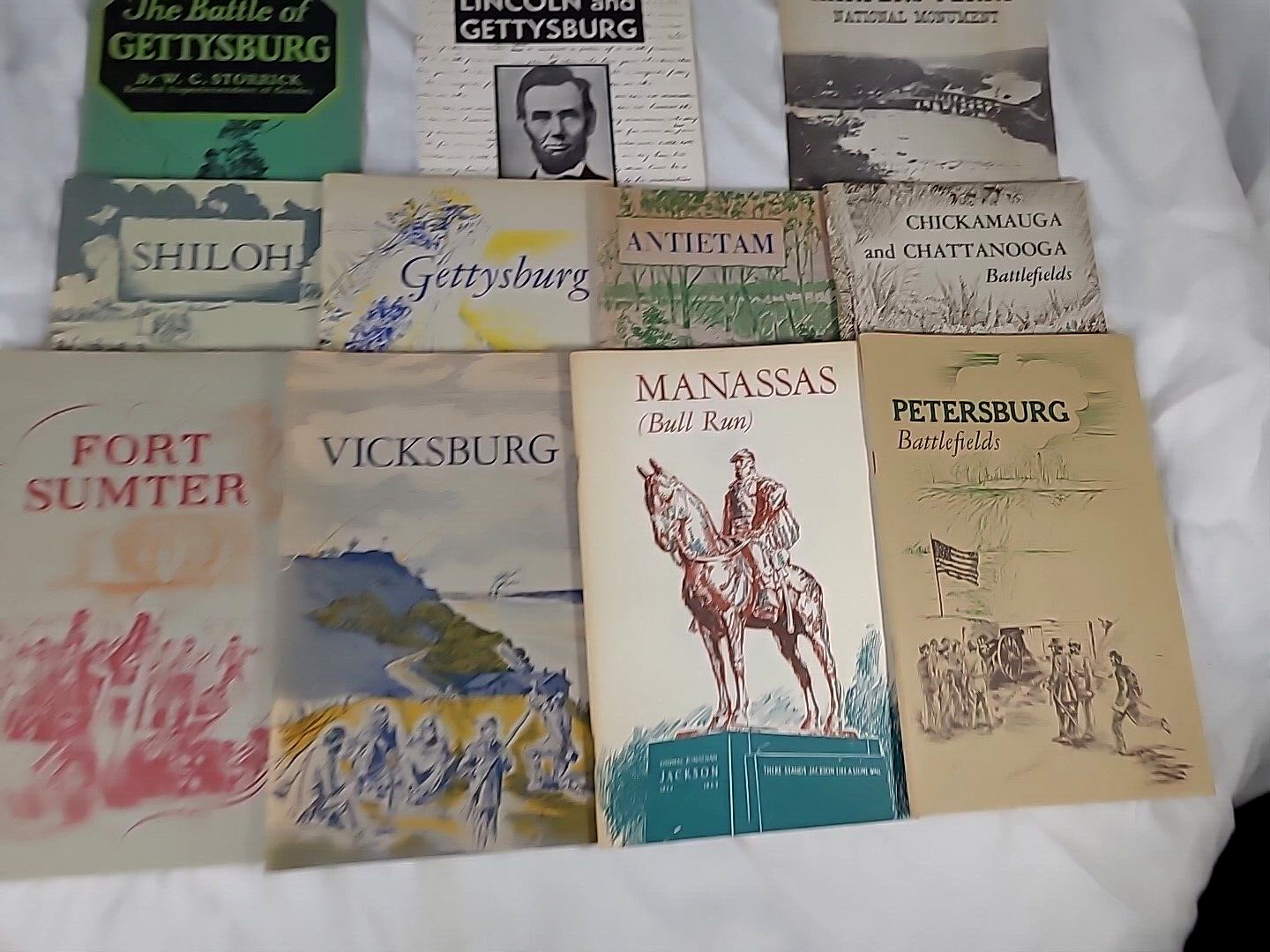 8 – 50’s 60’s National Park Service Historical Handbooks CIVIL WAR + BONUS BOOKS