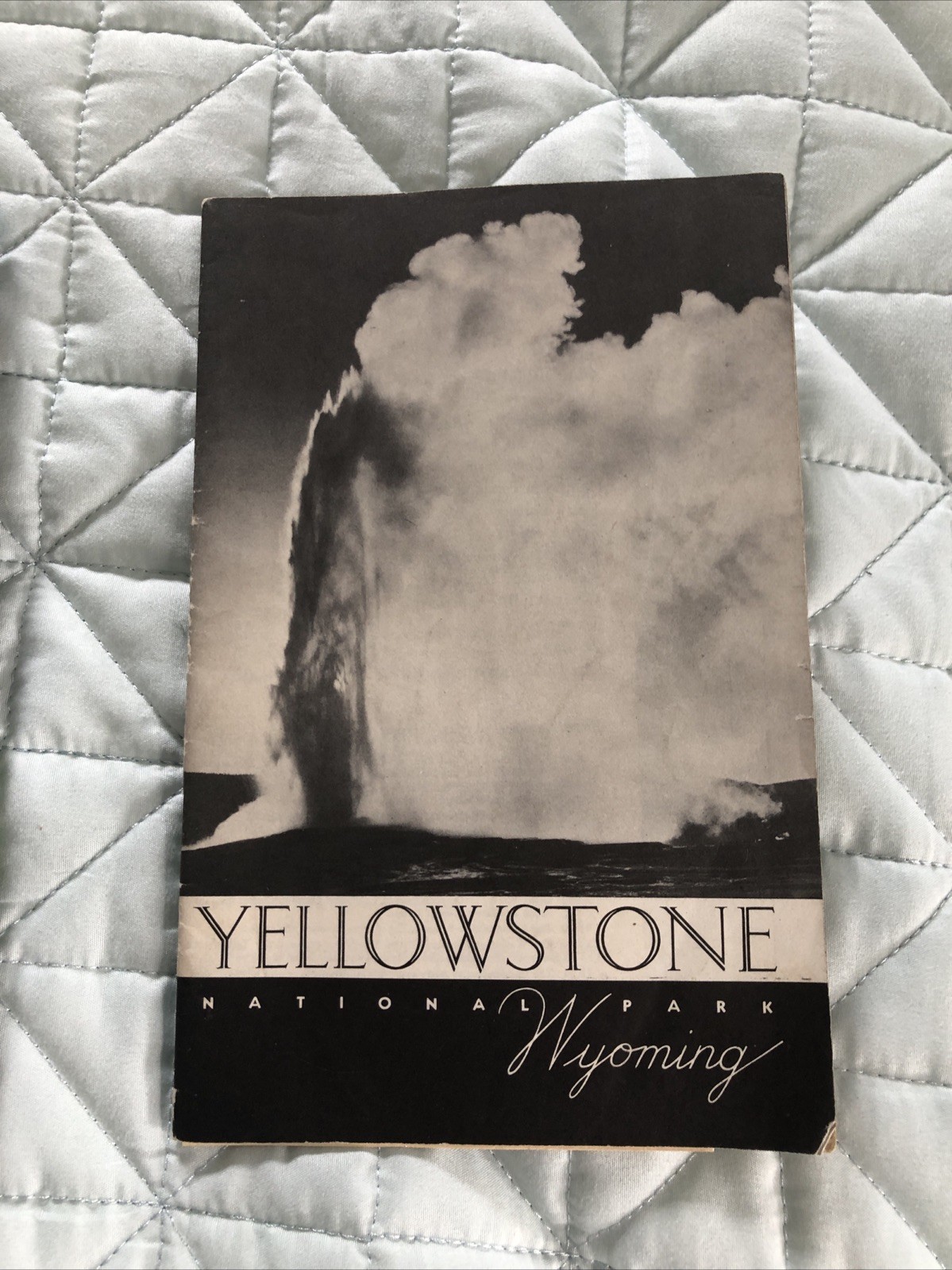 1939 Yellowstone National Park Montana 1967 Big Sky Country Map