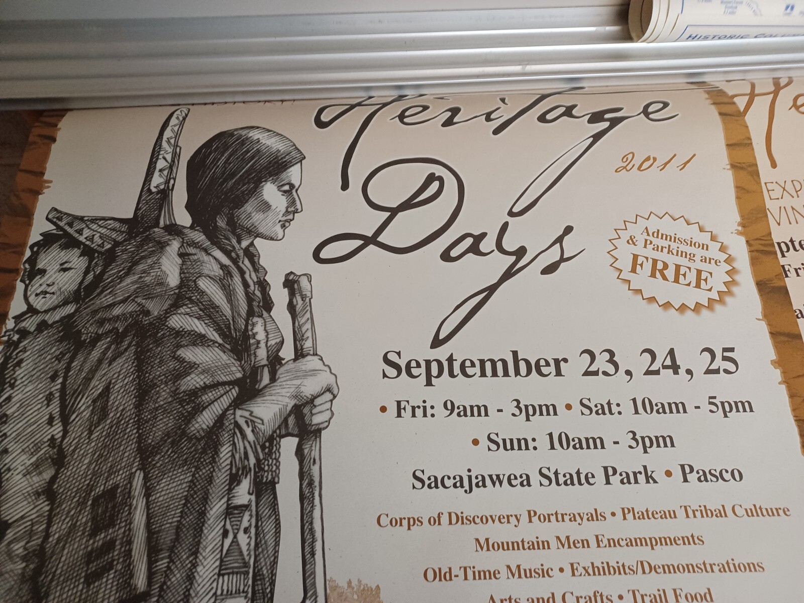 Sacajawea State Park Heritage Festival Posters 2009 2011 18″ x 24″