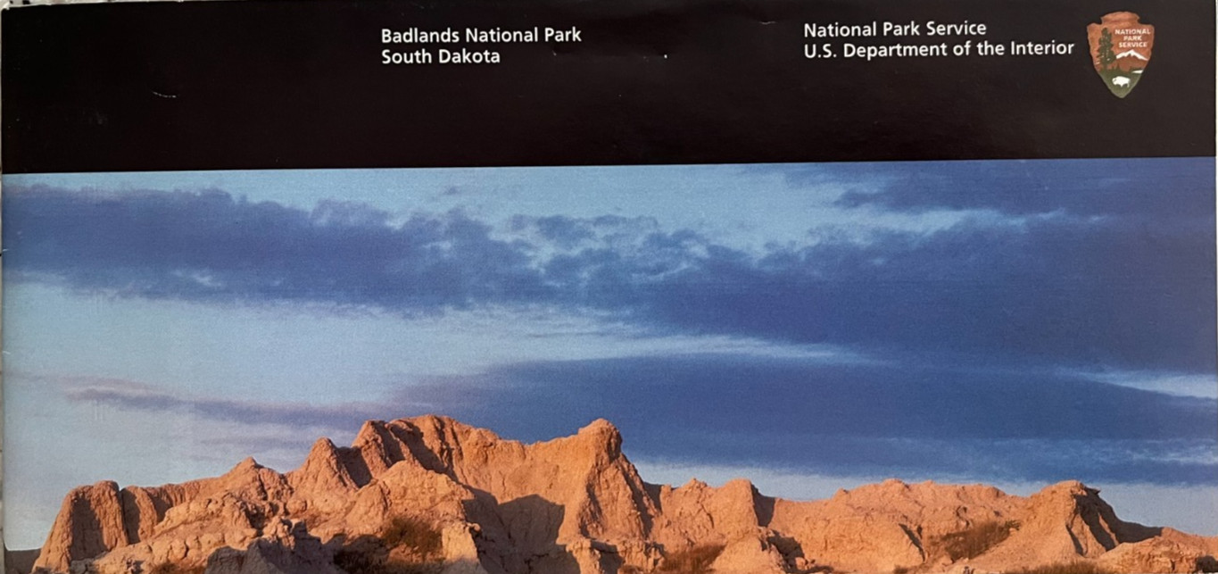 BADLANDS NP – South Dakota NATIONAL PARK SERVICE UNIGRID BROCHURE/MAP